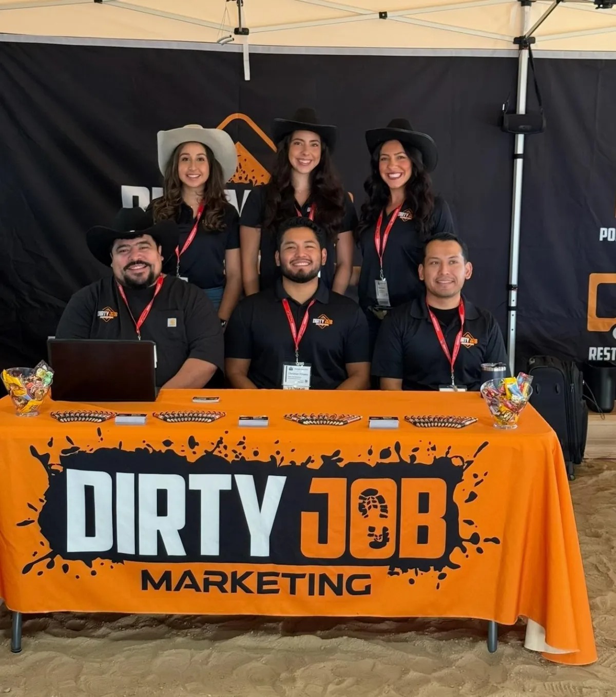 The DJM team working in the Sacramento office